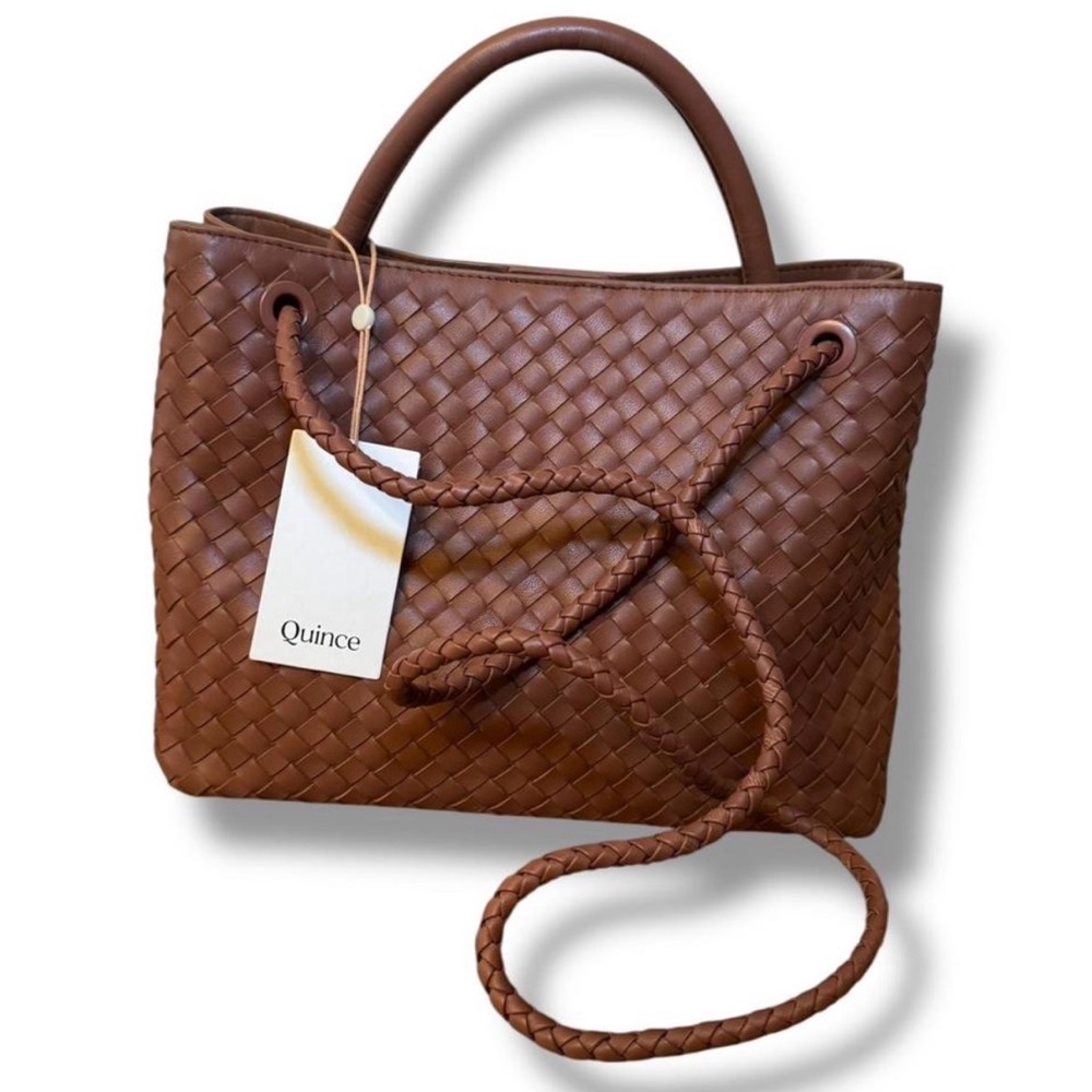 Quince Chestnut Woven Tote Bag